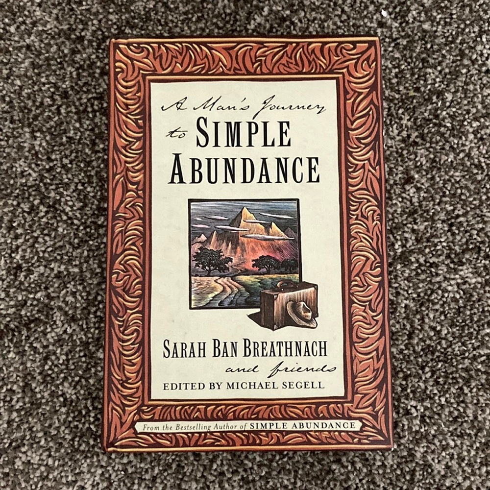 Simple Abundance By Sarah Breathnach Hardcover Book